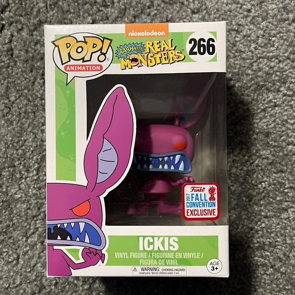Nickelodeon Ahh Real Monsters Funko Pop 266 Ickis exclusive MIB